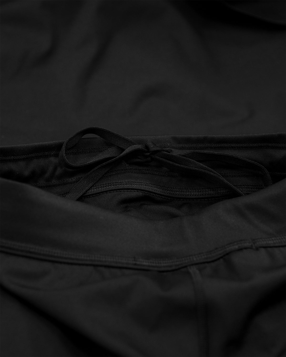 Soft waistband with drawcord
