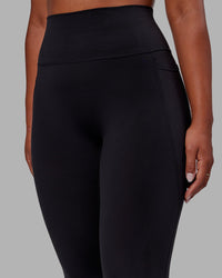 Woman wearing O.G. Fusion Ultra High-Rise Full Length Legging Pockets - Black | Model:Krystal | Size:L | Thumbnail Index: 3
