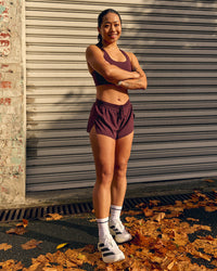 Accelerate 3" Mid-Rise Running Short - Cherry Lacquer | Thumbnail Index: 9