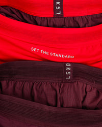 Accelerate 3" Mid-Rise Running Short - Cherry Lacquer | Thumbnail Index: 10