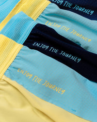 Flatlay GG Accelerate 3" High-Rise Running Short - Baltic Sea-Lemon | Thumbnail Index: 10