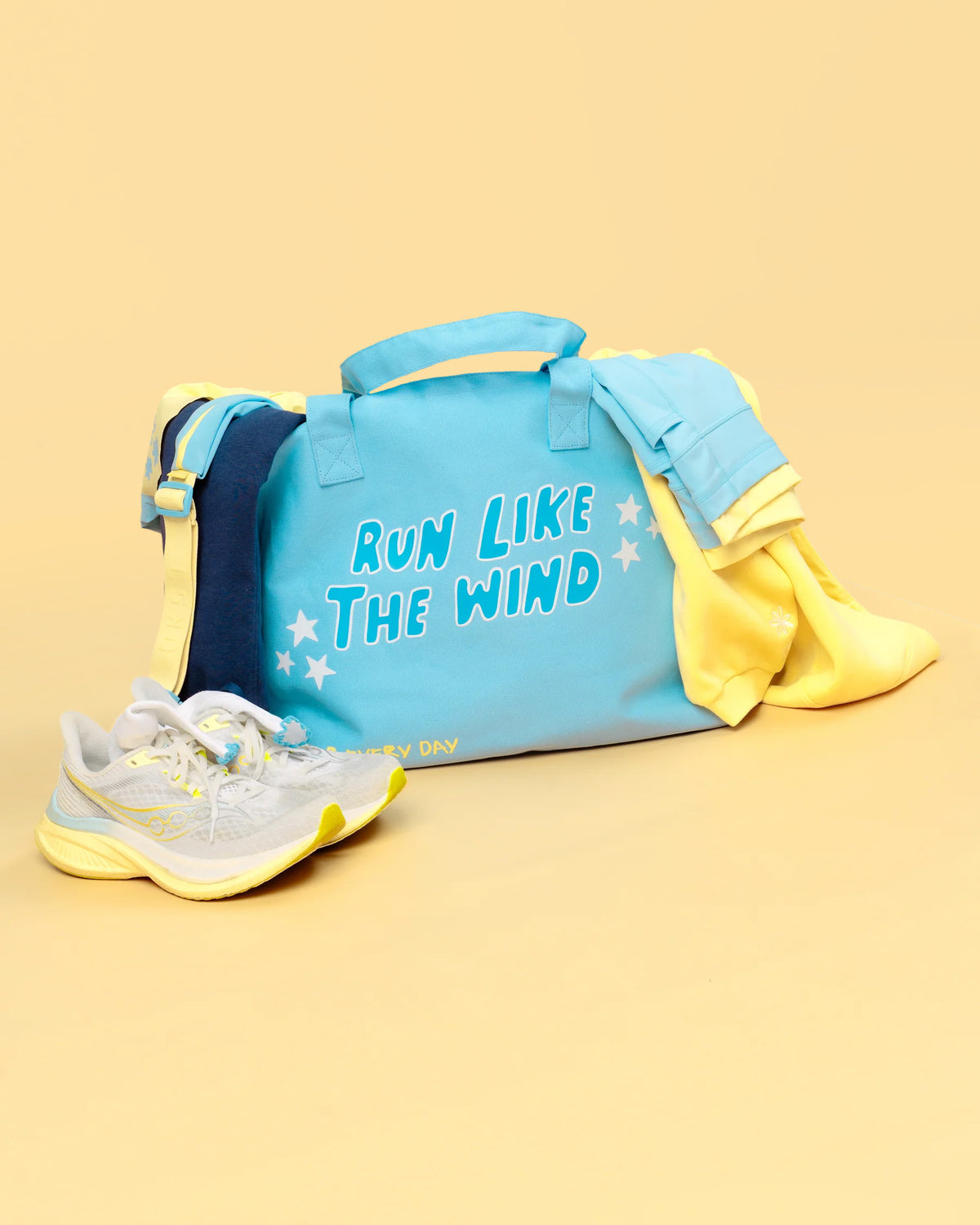 Hold It All Canvas Tote - Baltic Sea-Lemon