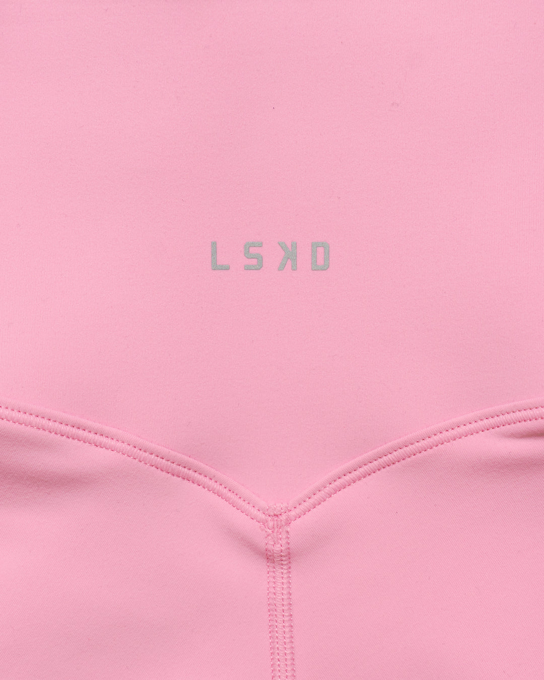Woman wearing Fusion Bonded High-Rise Short - Pink Rose  - view 9
