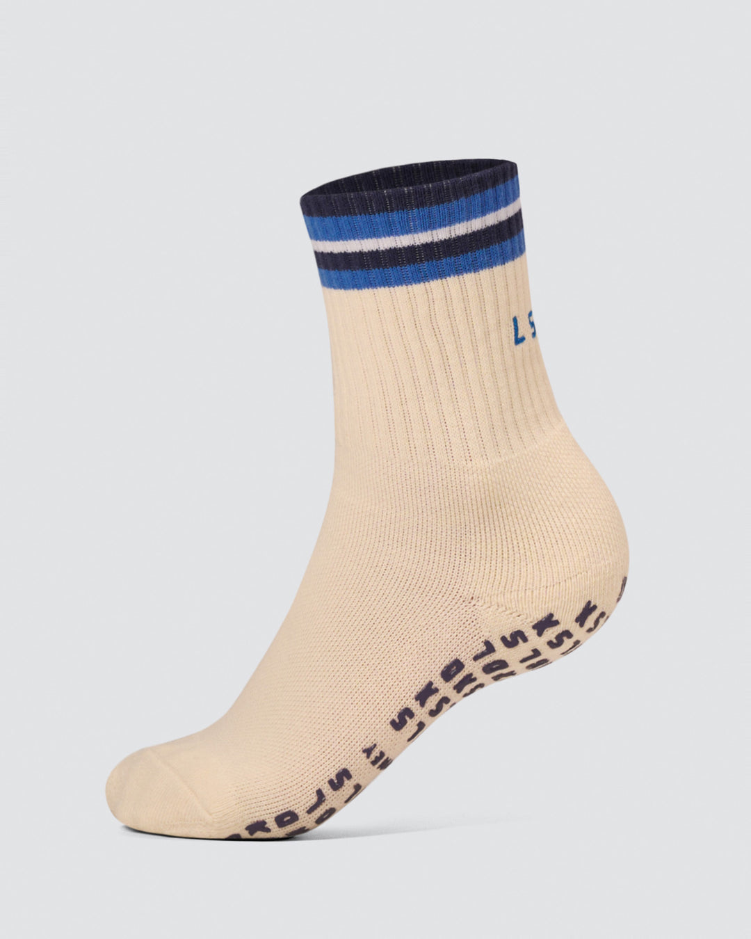 Revitalise Pilates Grip Sock 2.0 - Off White-Nightshadow - view 1