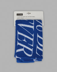1% Better Every Day Cotton Towel 50x115cm - Power Cobalt-White | Thumbnail Index: 1
