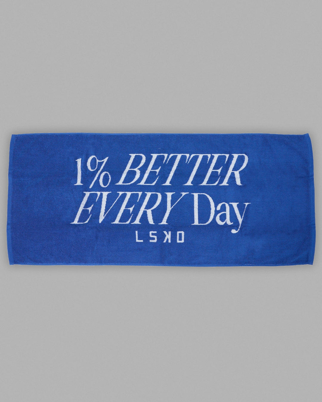 1% Better Every Day Cotton Towel 50x115cm - Power Cobalt-White - view 1
