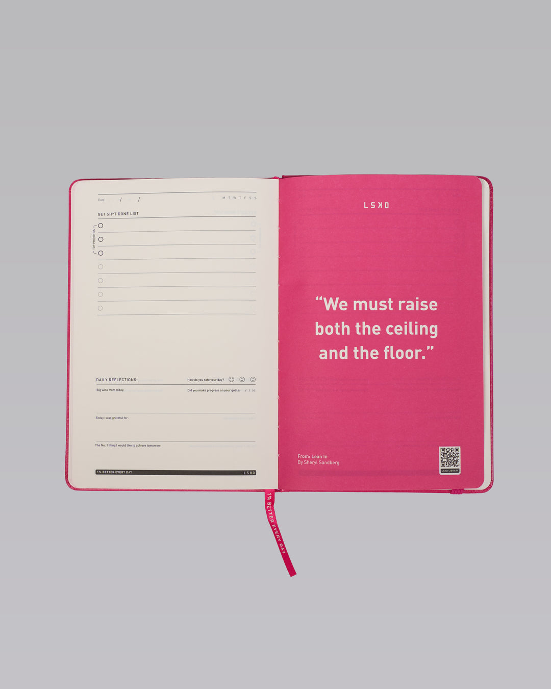 1% Better Journal - Ultra Pink - view 6