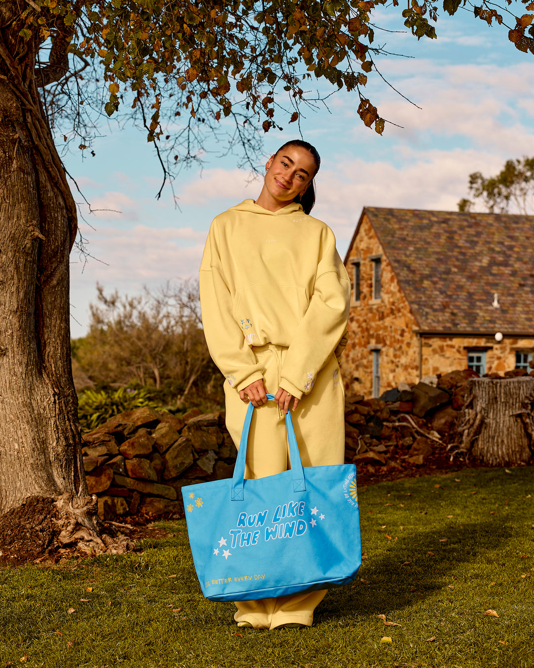 Hold It All Canvas Tote - Baltic Sea-Lemon - view 8