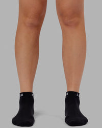 Daily Ankle Socks 3 Pack - Black-White | Thumbnail Index: 2