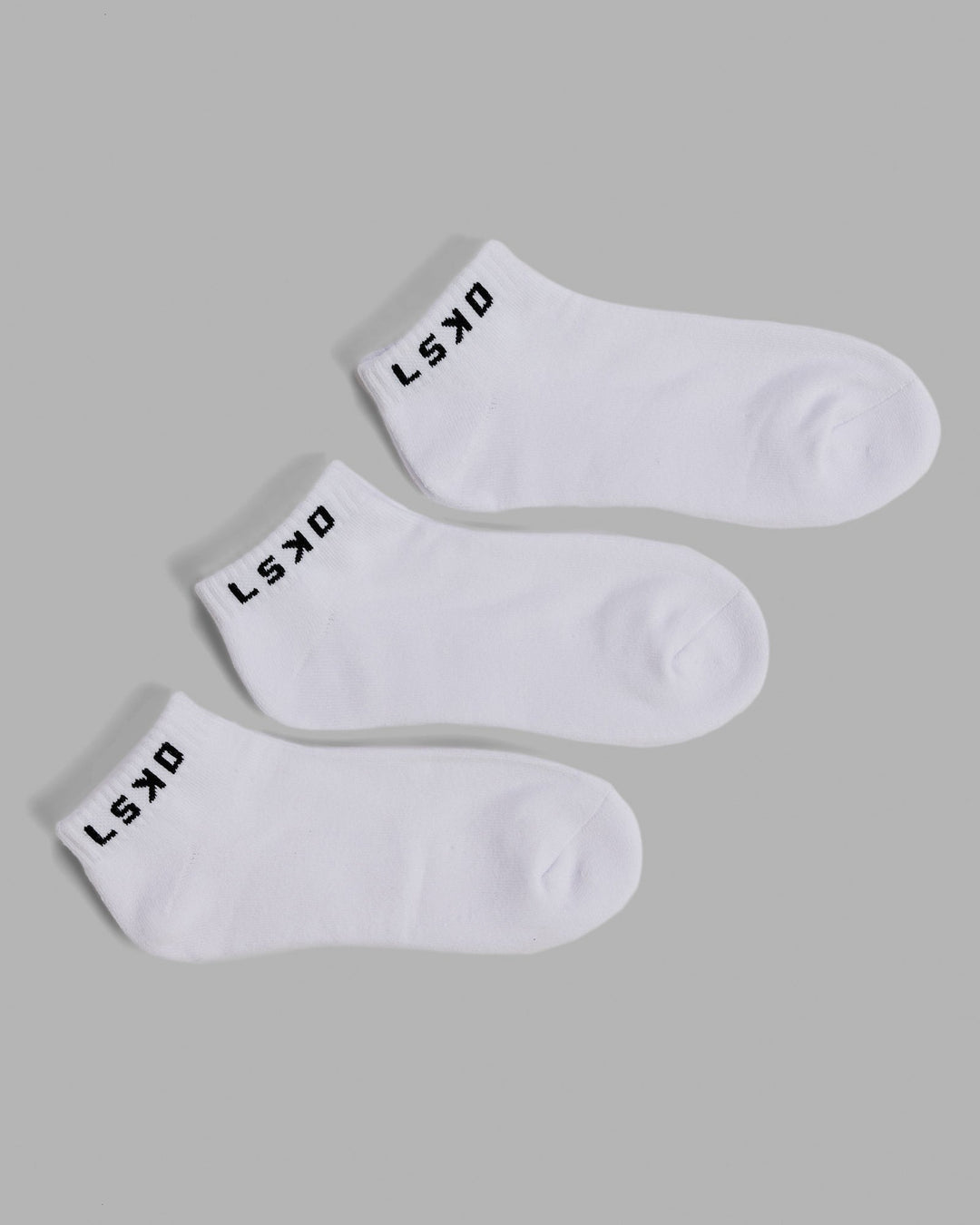 Daily Ankle Socks 3 Pack - White - view 5