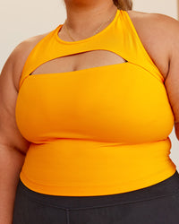 Woman wearing Be Bold Performance Tank - Zinnia | Model:Lilz | Size:3XL | Thumbnail Index: 2