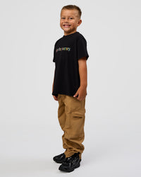 Kid wearing Kid wearing Kids Enjoy the Journey FLXCotton Tee - Bubblegum | Model:Jax | Size:6 | Thumbnail Index: 4
