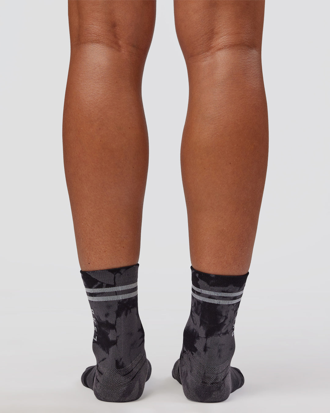 Accelerate Performance Quarter Socks - Black-Dark Storm - view 3
