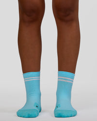 Accelerate Performance Quarter Socks - Baltic Sea-White | Thumbnail Index: 3