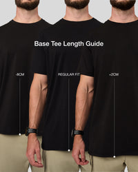 Man wearing Base Tee Length Comparison | Thumbnail Index: 5