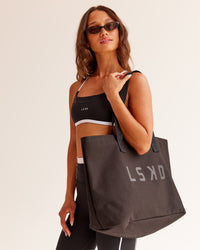 Hold It All Canvas Tote - Black | Thumbnail Index: 2