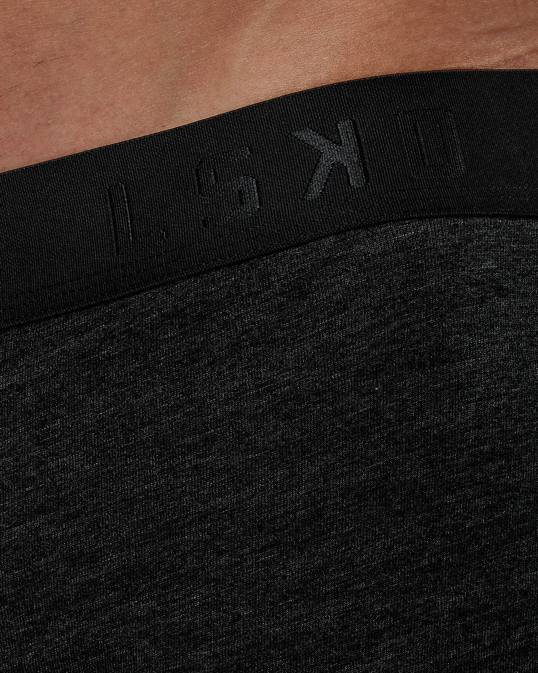 Man wearing Daily Trunks Single Pack - Heather Black - view 6