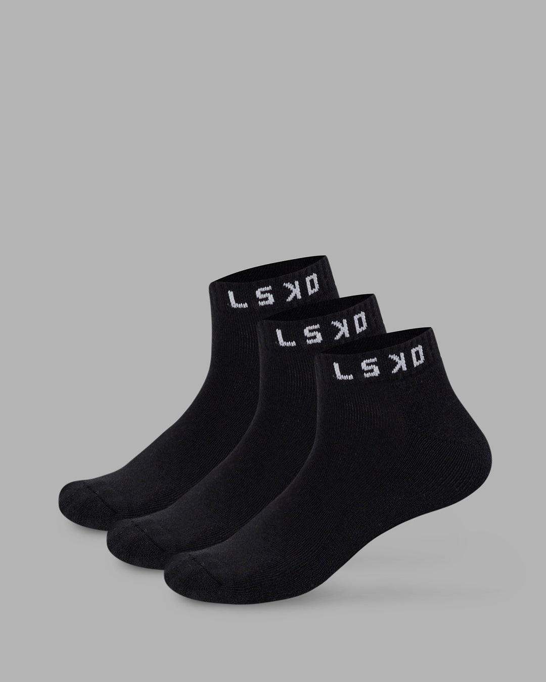 Daily Ankle Socks 3 Pack - Black-White - view 1