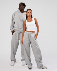 Duo wearing MVP Straight Leg Pant - Light Grey Marl | Model:Both | Size:Duo | Thumbnail Index: 1