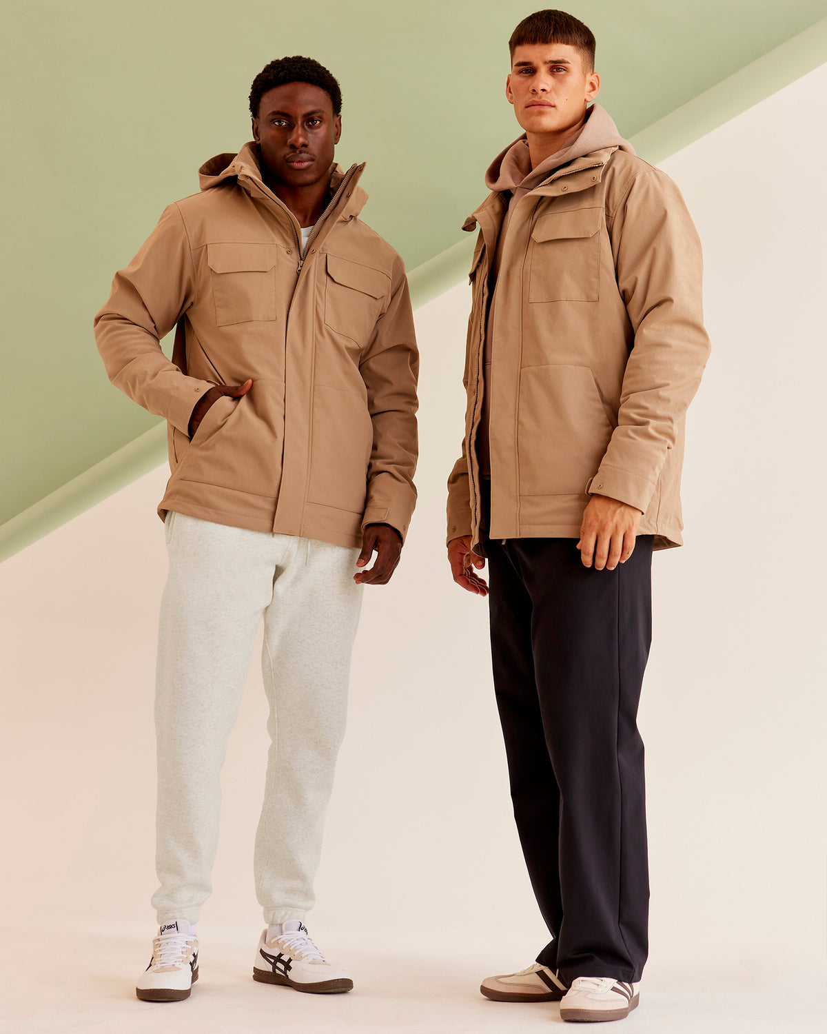 Man wearing Marshall 2.0 Jacket - Greige