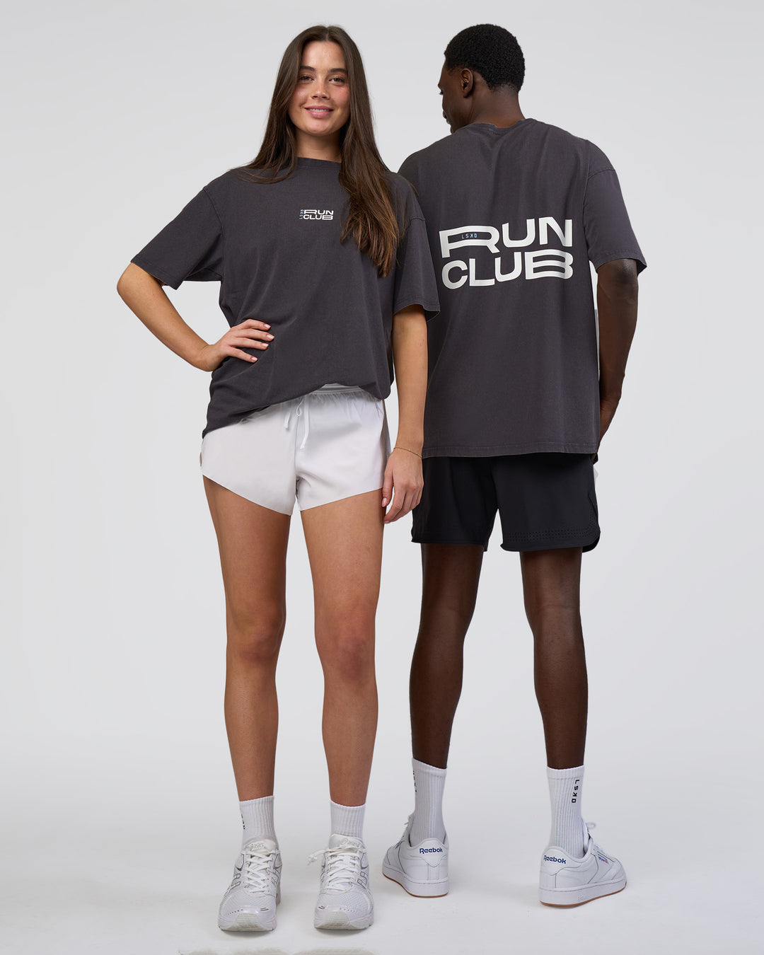 Duo wearing Runner& - view 1