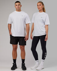VS5 FLXCotton Tee Oversize - White-Black | Thumbnail Index: 0