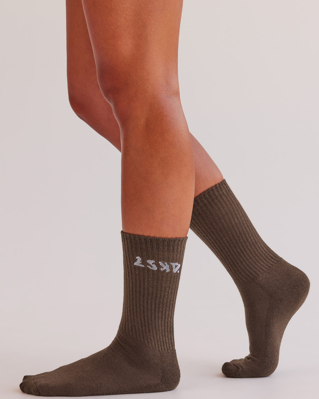 Endurance Crew Socks 3 Pack Box - White-Black-Chocolate Martini - view 5