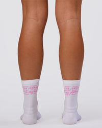 Enjoy the Journey Fast Performance Quarter Socks - White-Marshmallow | Thumbnail Index: 3