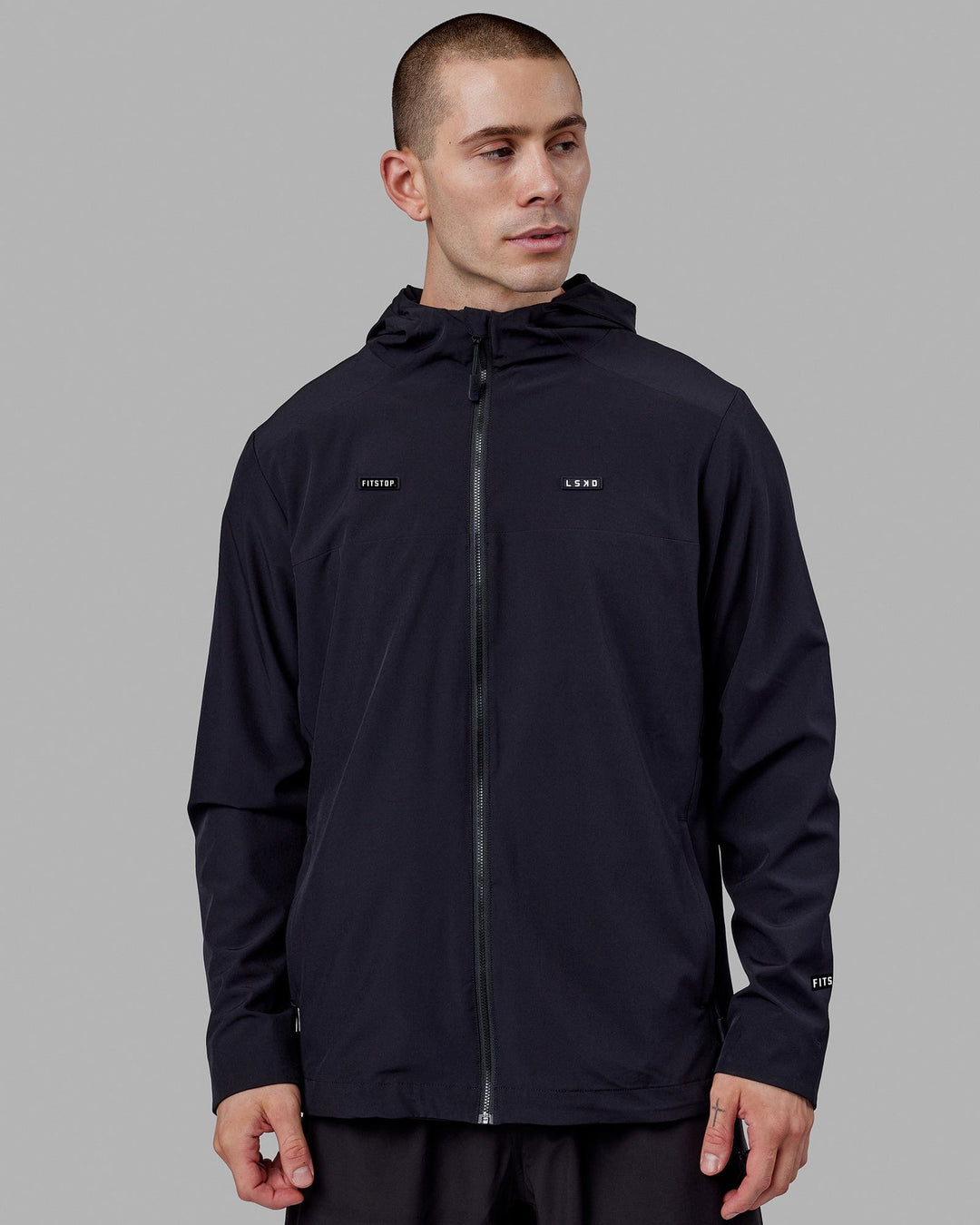 Fitstop Mens Functional Training Jacket - Black - view 1
