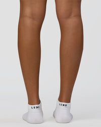 Fast Performance Ankle Socks - White-Black | Thumbnail Index: 1