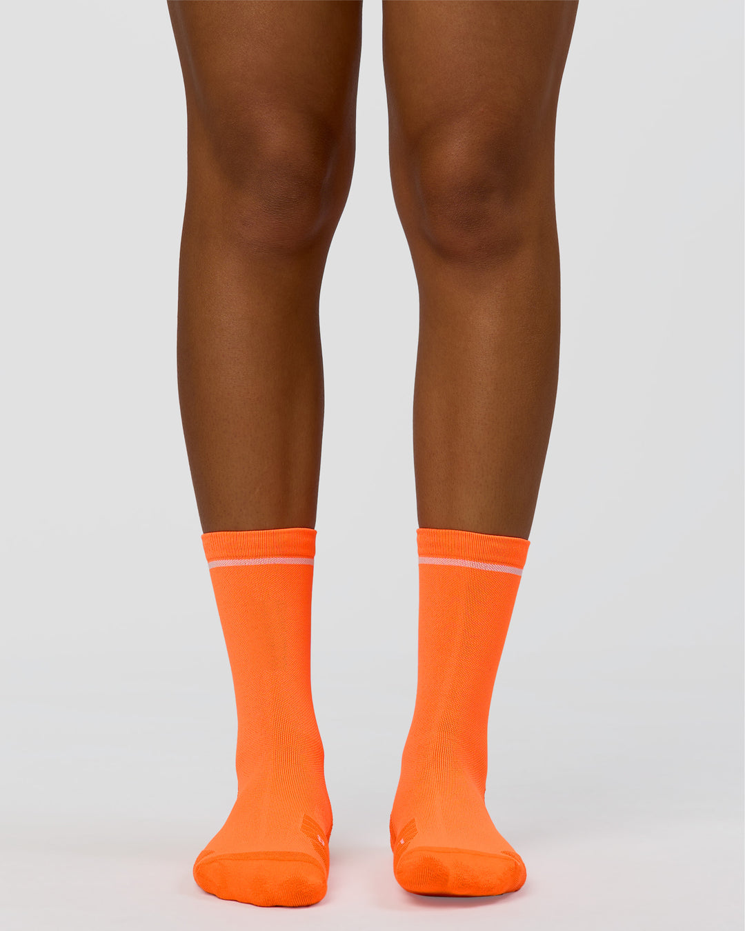 Fast Performance Crew Socks 2.0 - Neon Orange-White - view 3