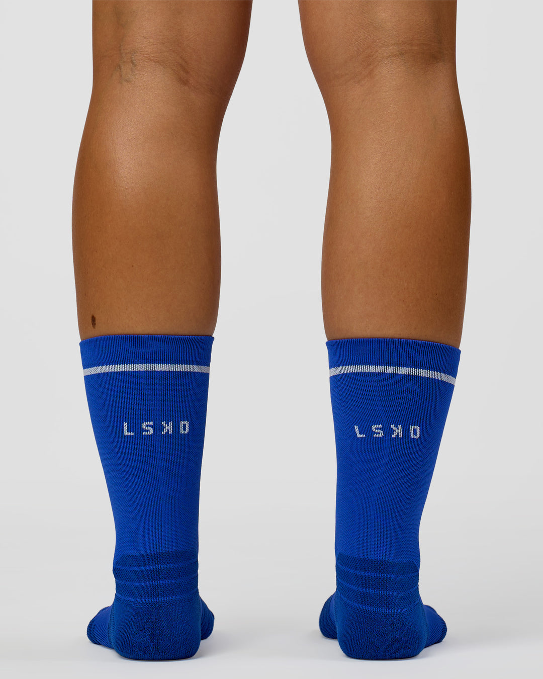 Fast Performance Crew Socks 2.0 - Electric Indigo-White - view 4
