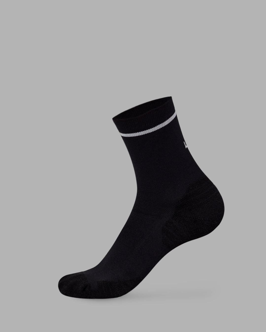 Fast Performance Quarter Socks - Black-White - view 1