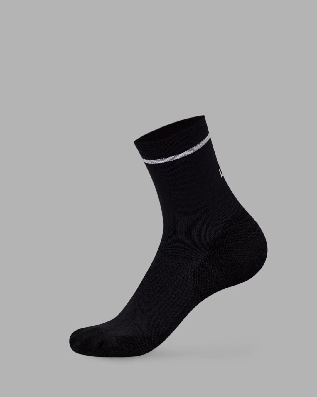 Fast Performance Quarter Socks - Black-White - view 1