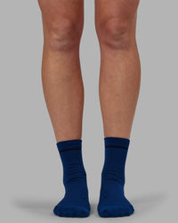 Fast Performance Quarter Socks - Midnight Blue | Thumbnail Index: 2
