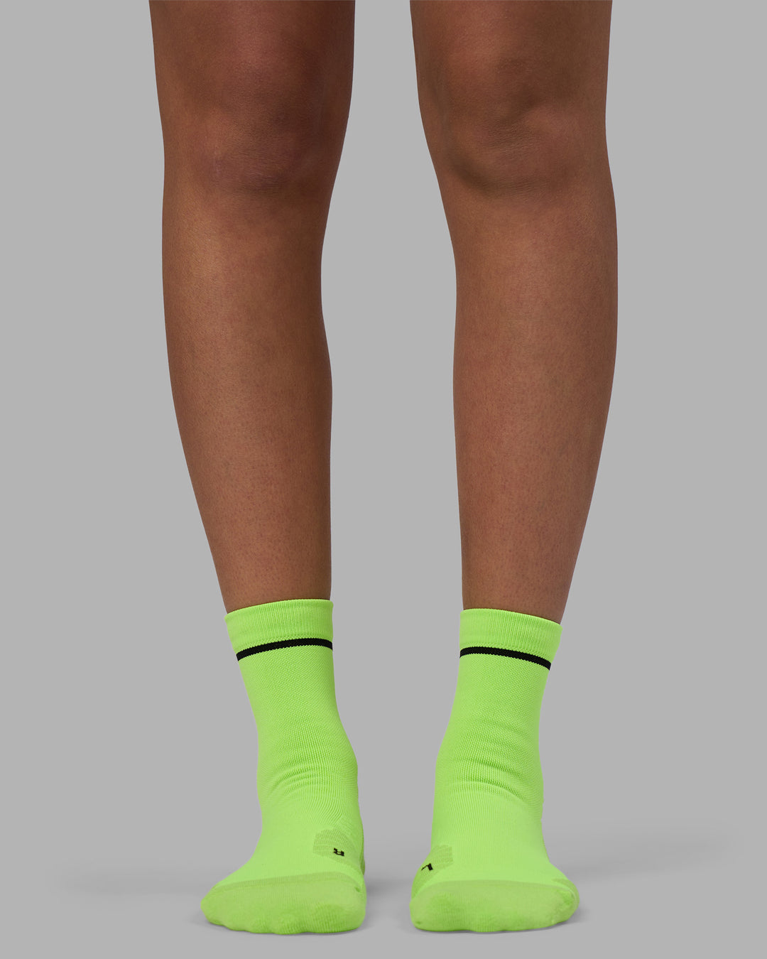 Fast Performance Quarter Socks - Lime Glo-Black - view 7