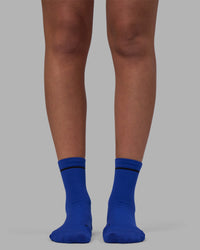 Fast Performance Quarter Socks - Power Cobalt-Black | Thumbnail Index: 2