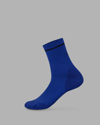 Fast Performance Quarter Socks - Power Cobalt-Black | Thumbnail Index: 0