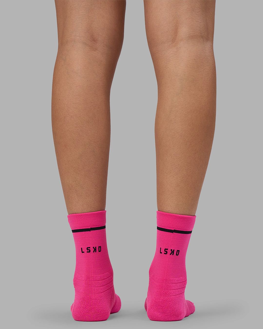 Fast Performance Quarter Socks - Ultra Pink-Black - view 3