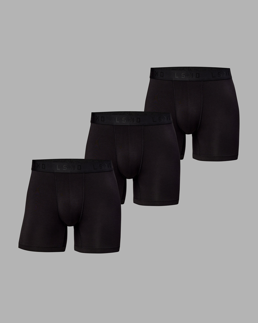 Man wearing MVP Trunks 3 Pack - Black - view 1