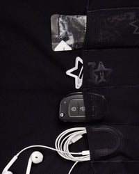 Close up of NyxRun Stash Tank - Black | Thumbnail Index: 7
