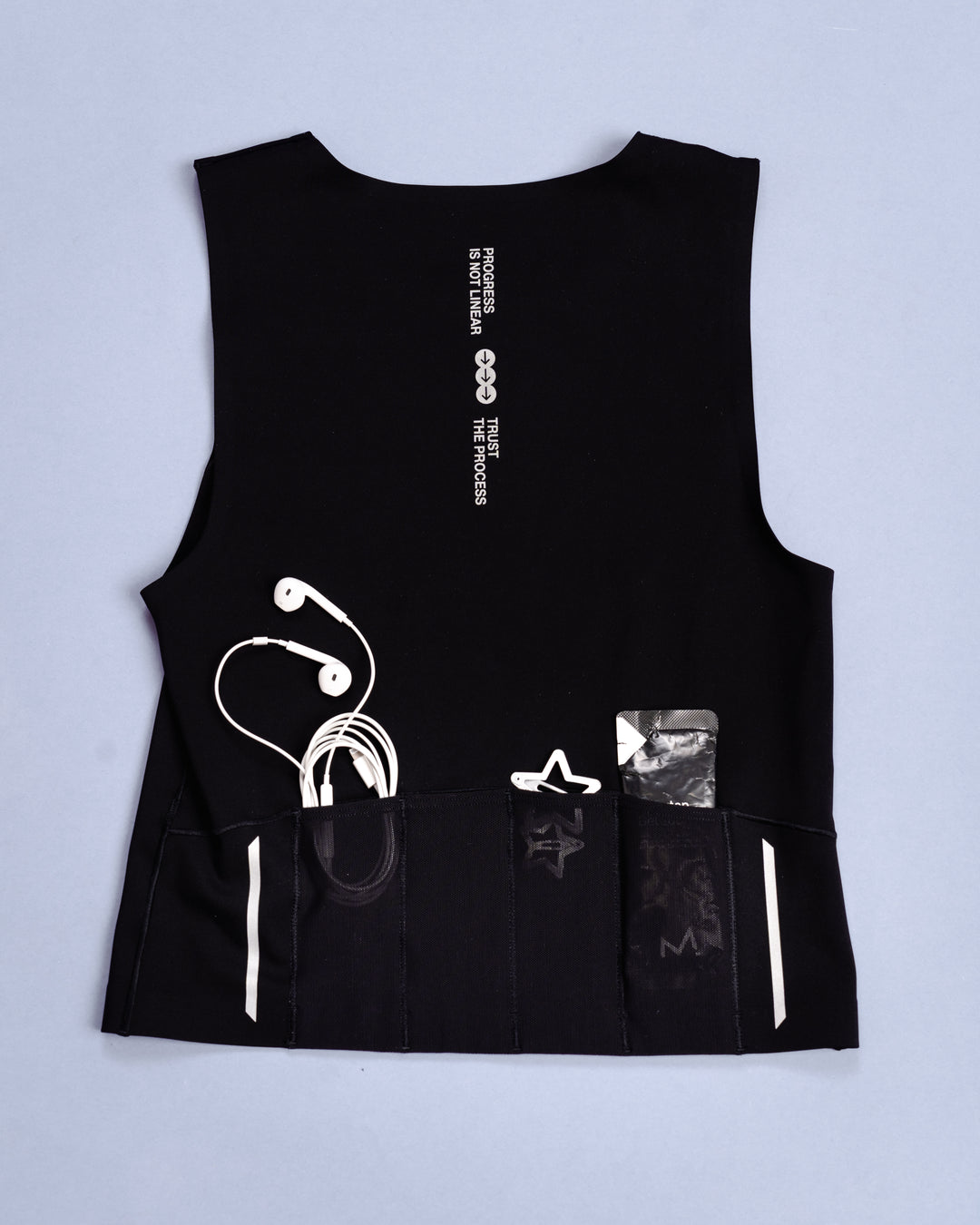 Flat Image of NyxRun Stash Tank - Black - view 4