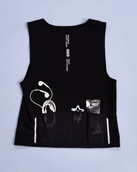 Flat Image of NyxRun Stash Tank - Black | Thumbnail Index: 3
