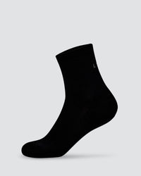 Race Fast Performance Quarter Socks - Black-Reflective | Thumbnail Index: 0
