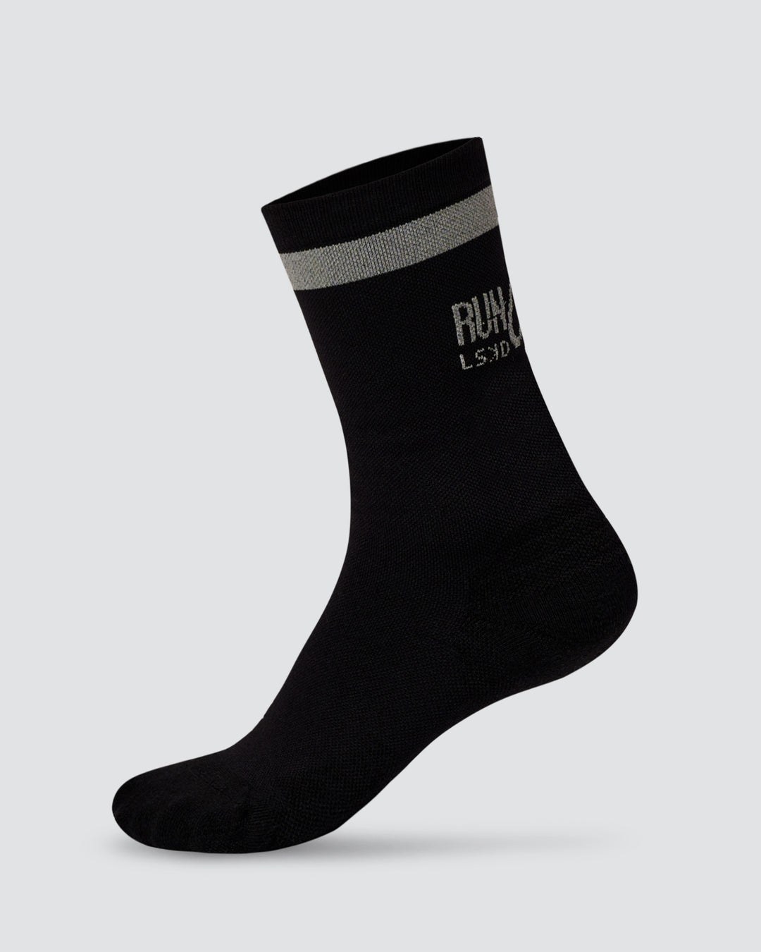 Run Club Fast Performance Socks 2.0 - Black-Reflective - view 1