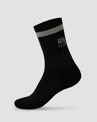 Run Club Fast Performance Socks 2.0 - Black-Reflective | Thumbnail Index: 0