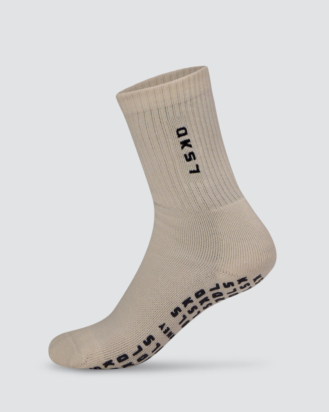 Signal Pilates Crew Grip Socks 2.0 - Off White-Future Navy - view 6