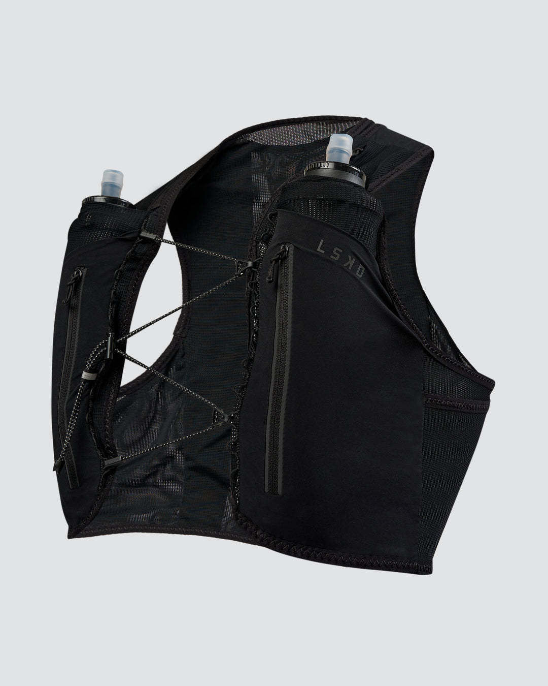 Pace Running Vest - Black-Reflective - view 2