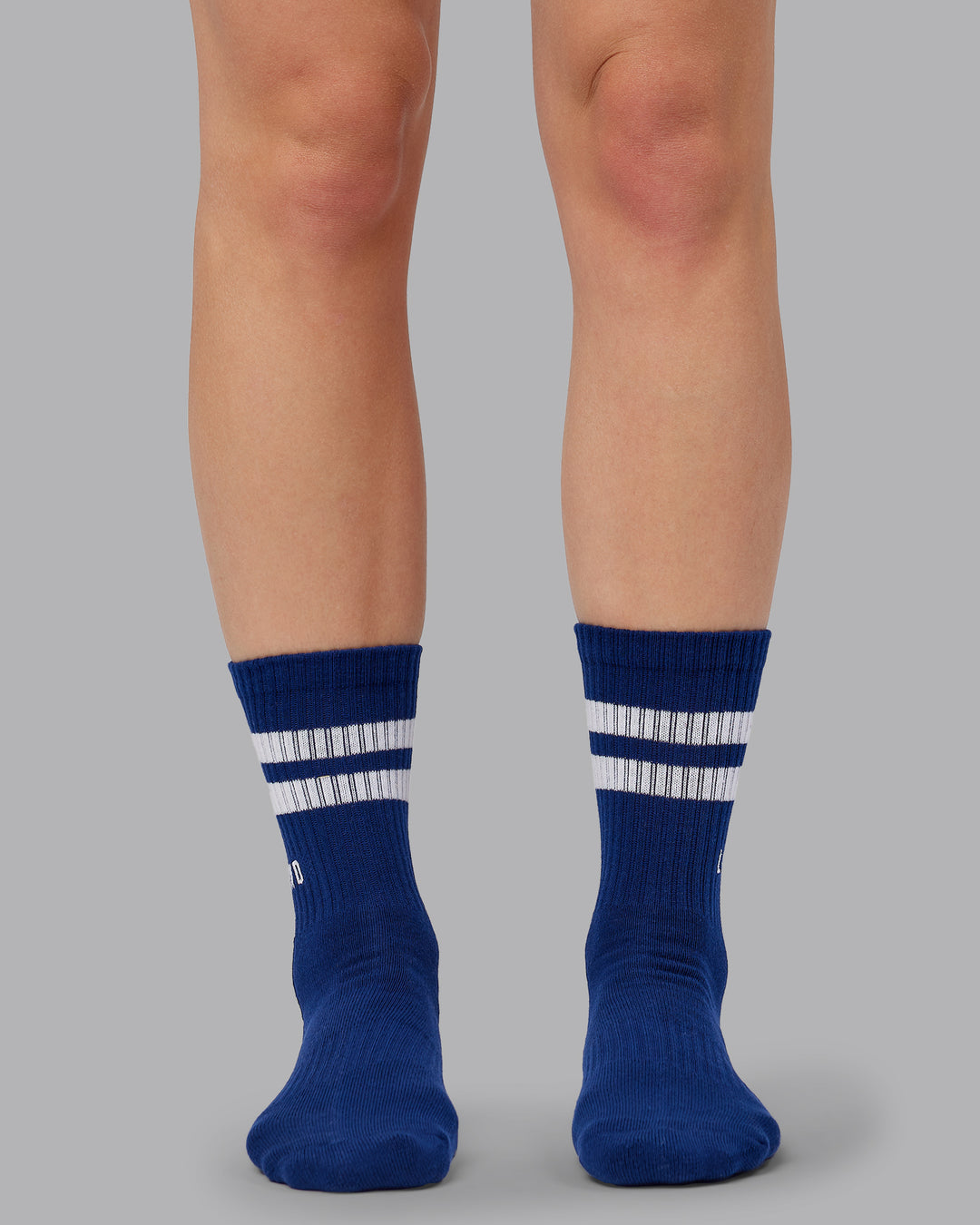 Heritage Crew Pilates Grip Socks - Midnight Blue - view 4