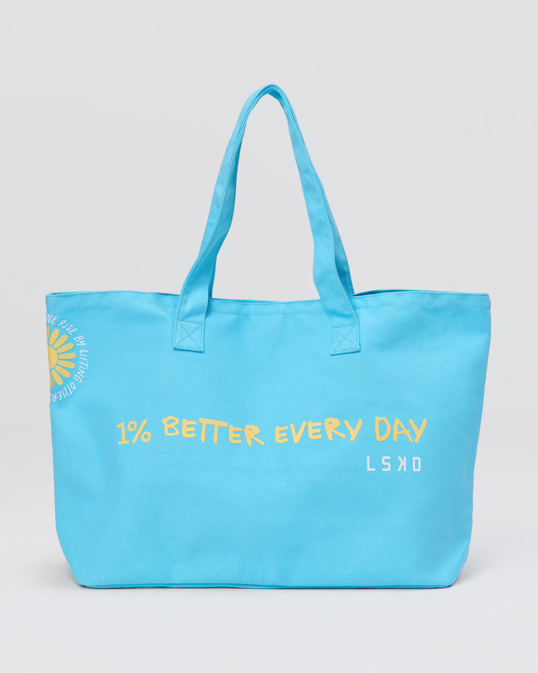 Hold It All Canvas Tote - Baltic Sea-Lemon - view 4